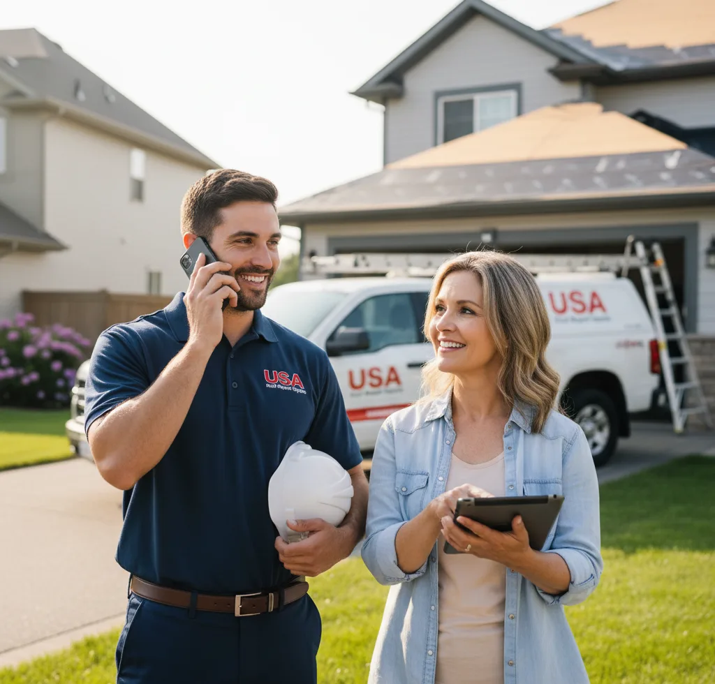 USA Roof Repair Experts customer support in Blair